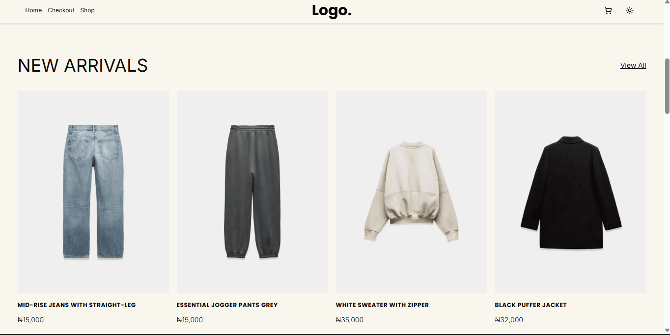 Tailark hero section